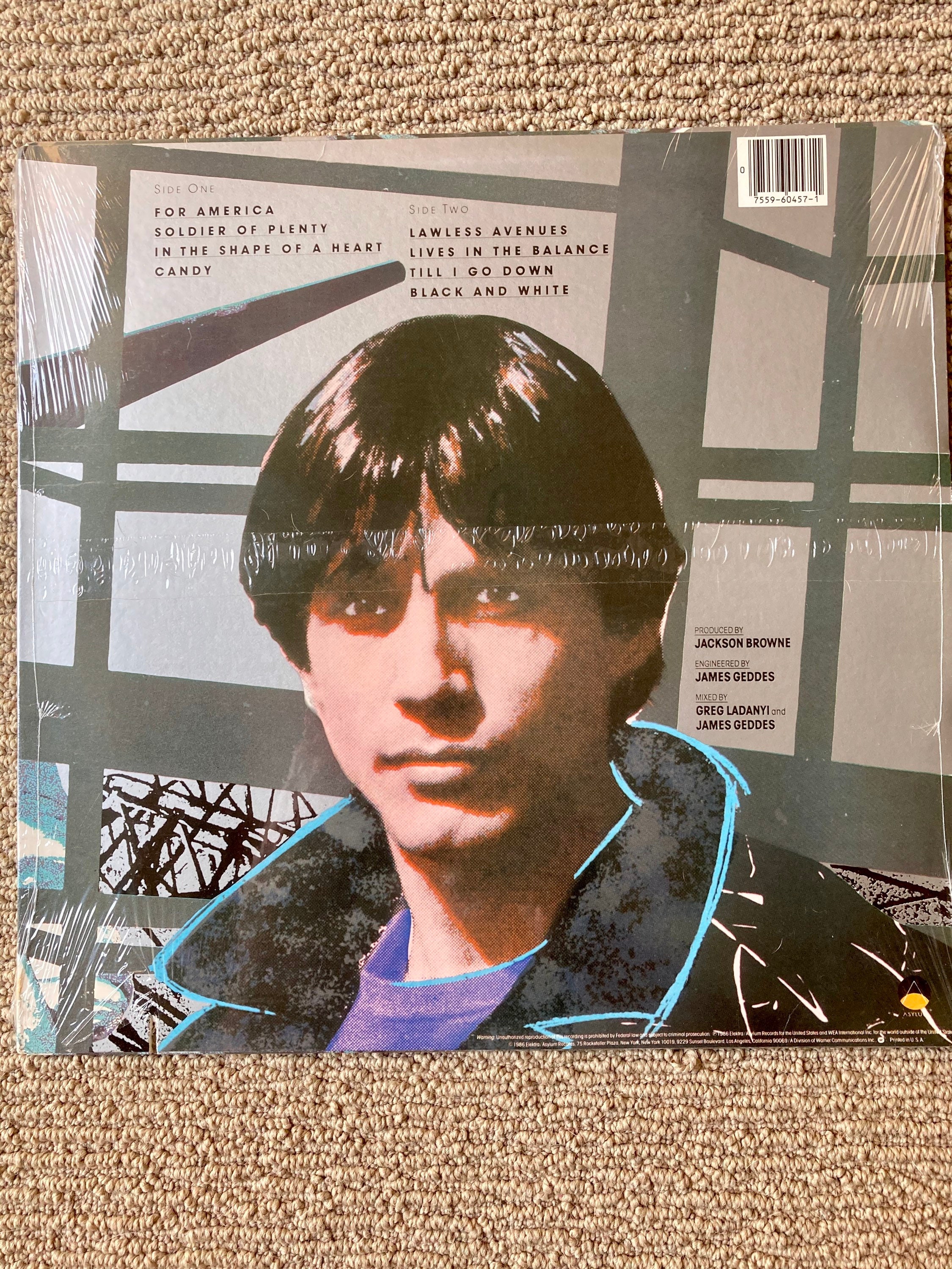 Jackson Browne lives in the Balance on Vinyl LP Stereo Etsy