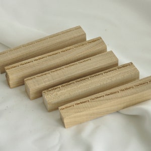 Pen Blanks, Hackberry, (set of 5 blanks)