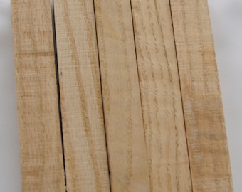 Pen Blanks, Quilted Oak, (set of 5 blanks)