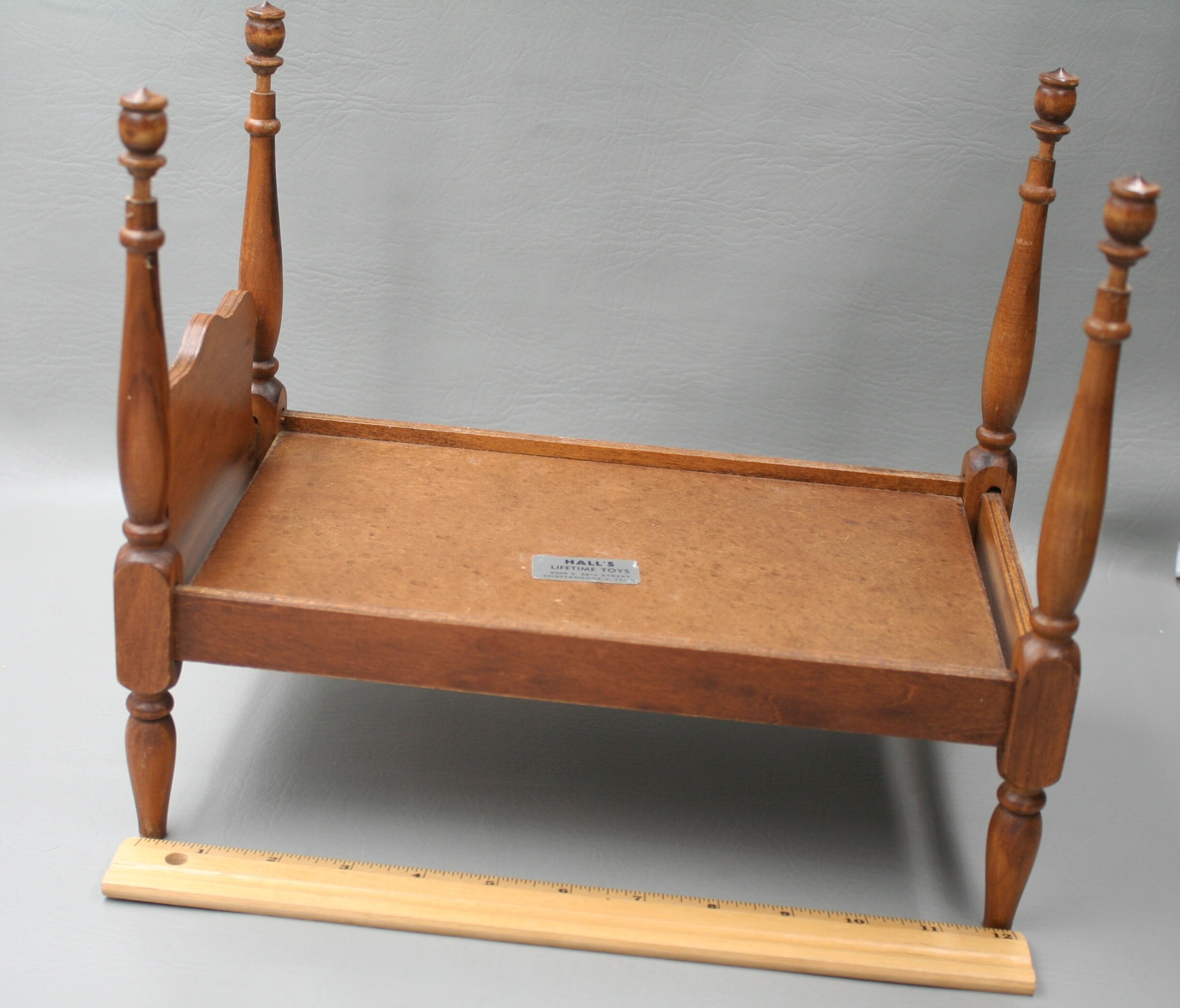 Hall's Lifetime Toys Canopy Doll Bed Etsy