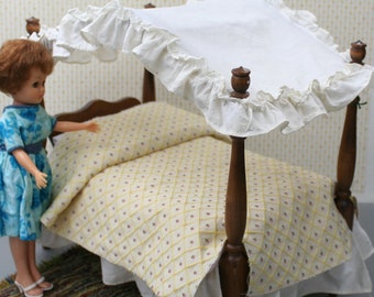 Hall's Lifetime Toys Canopy Doll Bed