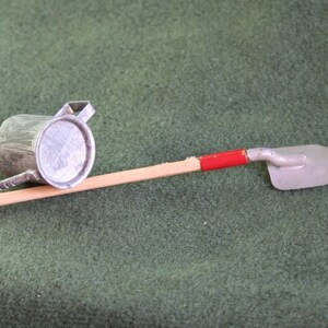 Miniature Gardening Tools: Shovel & Watering Can image 5