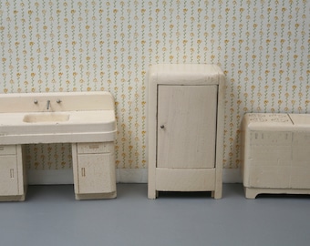 Miniature 1940's Kitchen Appliances