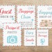 Airplane Signs, Travel Wedding, Airline Themed Baby Shower, Bridal Decor, Around the World, Birthday Printable, Blue Red, TR RT Download