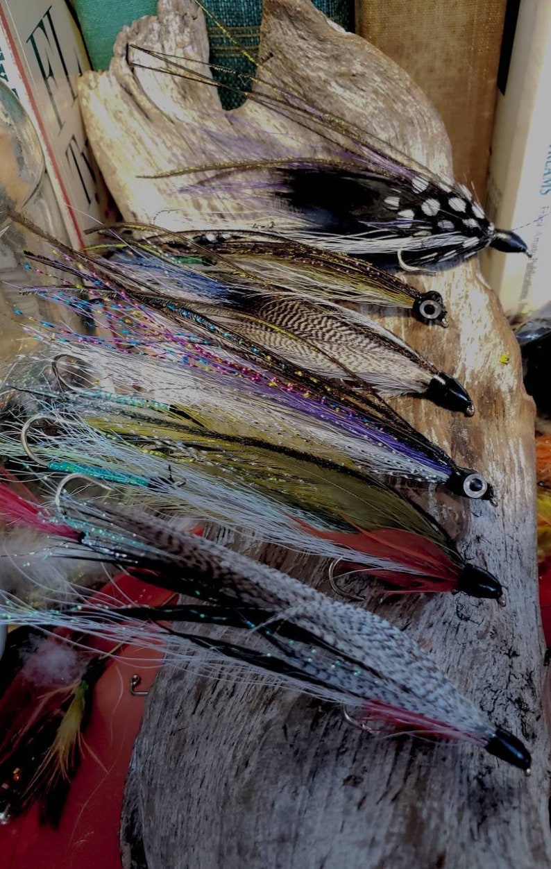 Set of Maine Tandem Trolling Streamer Flies smelt Pack Etsy