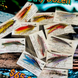 Maine Trolling Streamer Flies Salmon and Trout