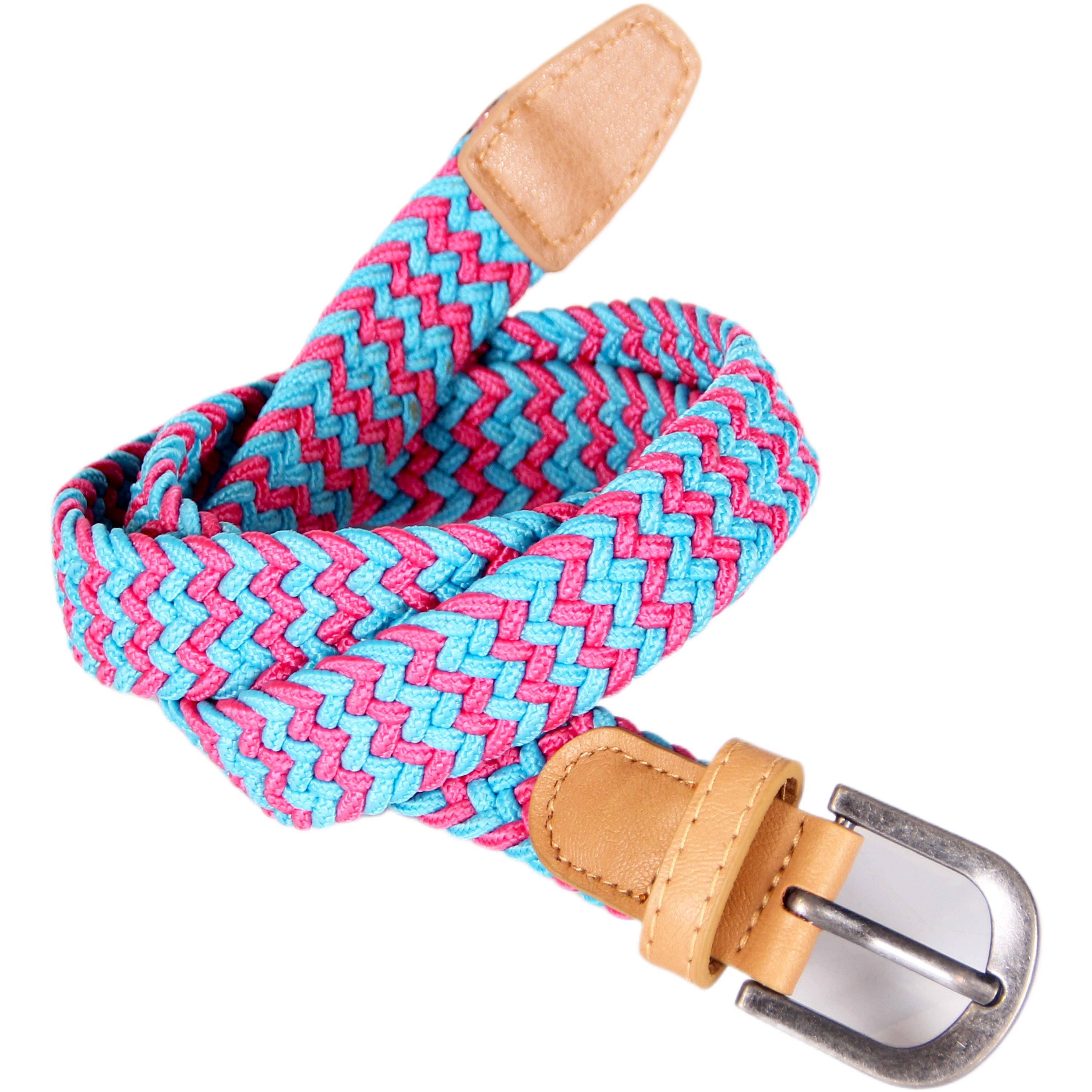 Vintage Colorful Woven Belt with Pink Accent Pink Woven Belt - Etsy main image 2