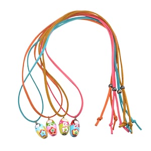 Girls Doll Charm Pendant Cord Necklace - (Age 3-10)