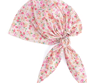 Little Girls Pre-tied Hair Bandana Scarf - (Kids 3-8 y) Floral Print