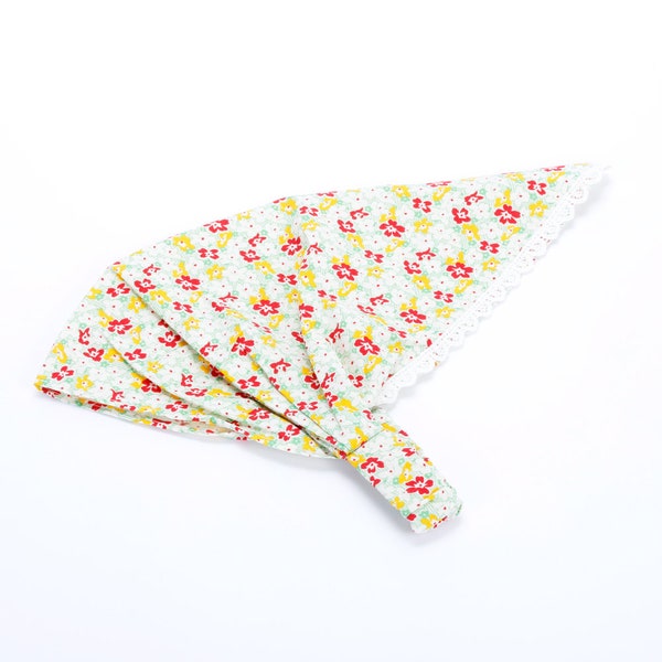 Floral Bandana Head Scarf Headband for girls Age 3-12