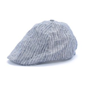 Boys Classic Newsboy Cap - ( 1-2Y) (2-6Y) Blue Stripe