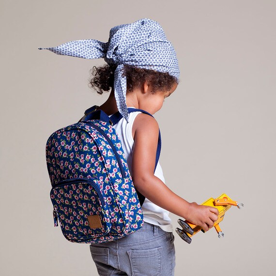 Girls sales navy backpack