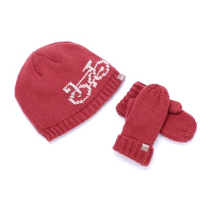 Little Toddler Boys Beanie Set with Mittens (fleece lined) (2-4Y)