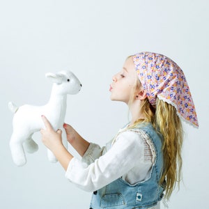 Floral Head Scarf/ Hair Bandana Headband for Girls Age 3-12 Years - Multi-Color