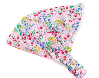 Spring Cuteness Head Scarf Bandana for Little Girls / Toddler/ Baby - Floral (1-5 Yr)