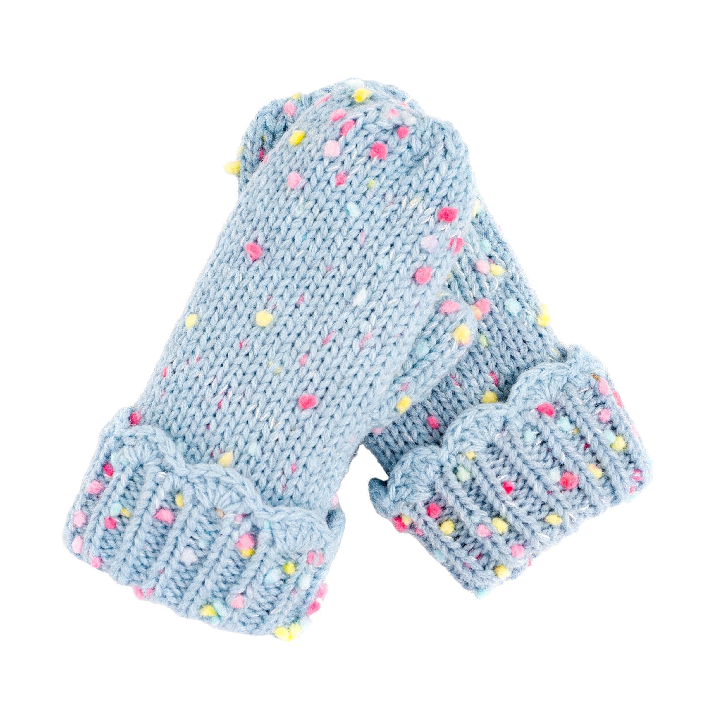 Mitaines En Tricot Pour Bébé 1-3 Ans - 2 Paires Extensibles Avec Motifs Animaux - Confortables Et Chaudes Pour L'hiver - 9