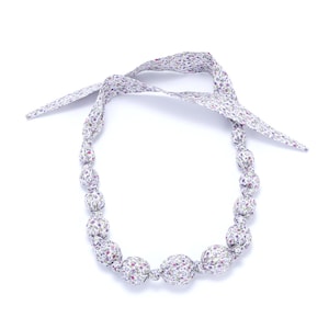 Little Girls Beaded Necklace - Provence Floral - (3-8Y)
