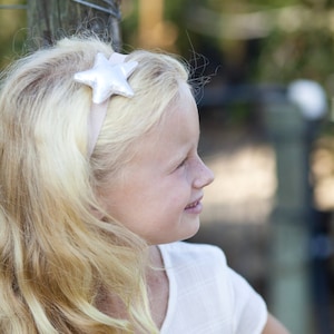 Shiny Gold Star Headband for Girls 3-12