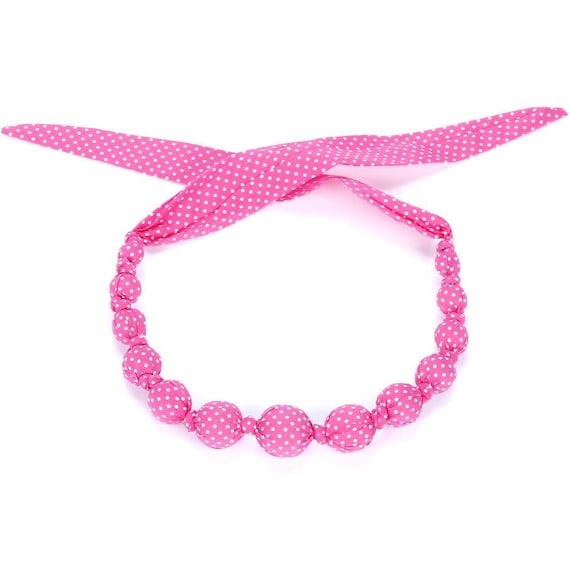 Collier en perles bleues et poisson - Trouville Roodoudou - Le petit Souk