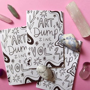 Art Dump Zine Vol. 2 - Single Sheet Art Zine