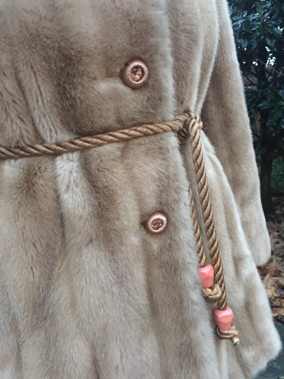 Vintage 70s Faux Fur Coat