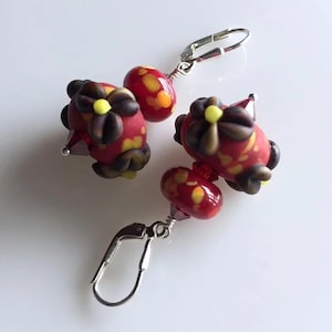 Artisan Glass Lampwork Earrings