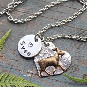 Goat Necklace, Personalized Goat Necklace, Goat Jewelry