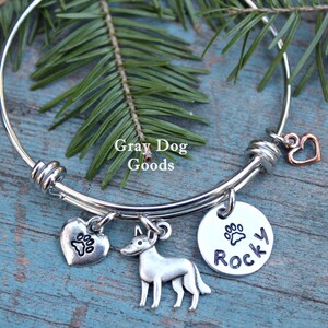 Blue Heeler Cattle Dog Mala Gemstone Bracelet Blue Heeler Jewelry Pet Bracelet Dog Gift Stretch Etsy Canada