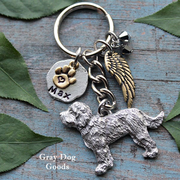 Labradoodle Keychain Etsy