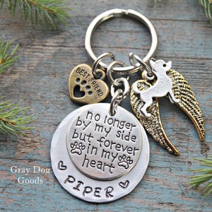 Chihuahua Memorial Key Chain, Chihuahua Remembrance Gift, Loss of Dog, Chihuahua Sympathy Gift, Fur Baby, Rainbow Bridge