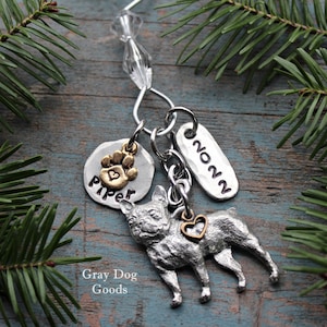 French Bulldog Ornament, Personalized Dog Ornament, Personalized French Bulldog Ornament, Read Full Listing Details