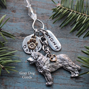 Leonberger Ornament, Personalized Dog Ornament, Personalized Leonberger Ornament, Read Full Listing Details