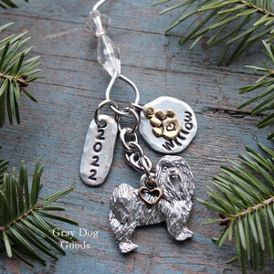 Maltese Ornament, Personalized Dog Ornament, Personalized Maltese Ornament, Read Full Listing Details