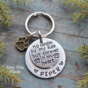 Pet Memorial Key Chain, Pet Remembrance Gift, Loss of Dog, Loss of Cat, Cat Sympathy Gift, Dog Sympathy Gift, Fur Baby, Rainbow Bridge
