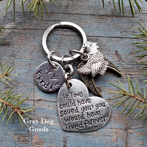 Chicken Memorial Key Chain, Chicken Rooster Remembrance Gift, Pet Chicken, Pet Rooster, Chicken Sympathy Gift, Pet Memorial Key Chain