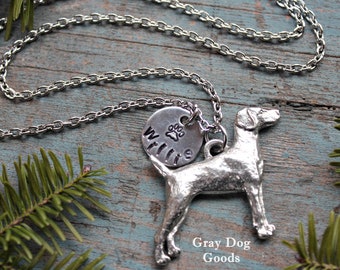 weimaraner necklace