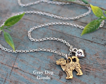 Goldendoodle Necklace, Golden Doodle Jewelry, Labradoodle Necklace, Doodle Dog Necklace
