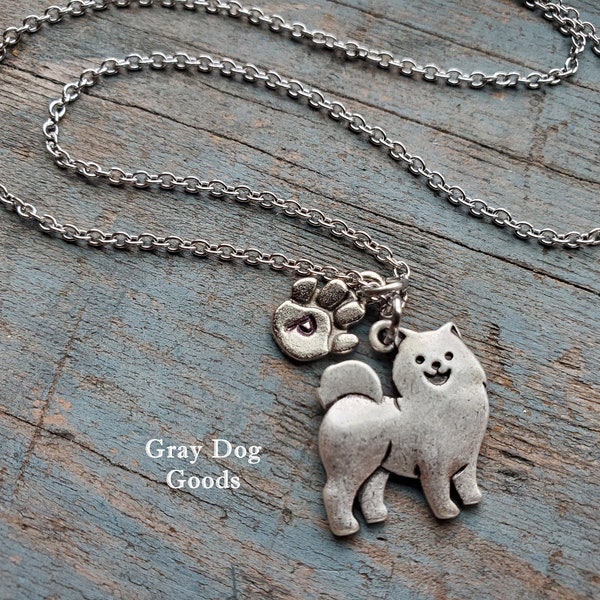 Samoyed Necklace, Samoyed Jewelry, Samoyed Mom, Samoyed Sympathy Gift, Samoyed Memorial