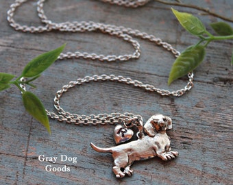 Dachshund Necklace, Dachshund Jewelry, Wiener dog, Dachshund Sympathy Gift, Dachshund Mom, Dog Necklace