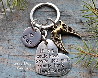 Goat Memorial Key Chain, Goat Remembrance Gift, Pet Goat, Goat Sympathy Gift, Pet Memorial Key Chain
