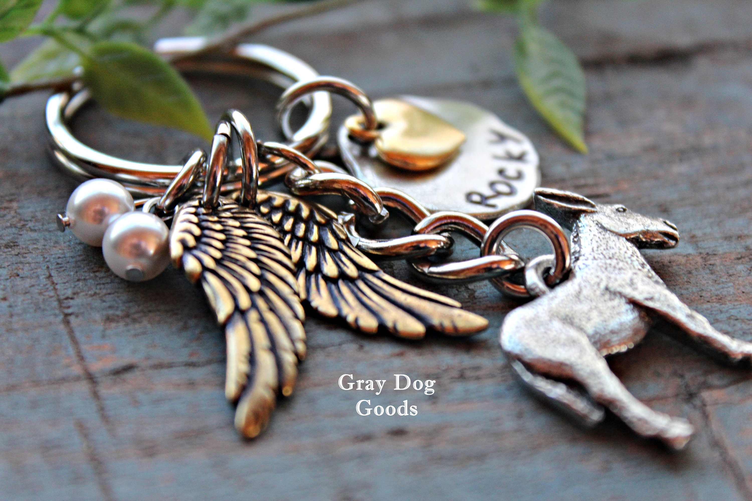 Donkey Memorial Key Chain, Pet Memorial Key Chain, Donkey Key Chain ...