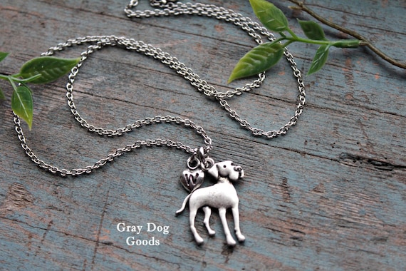 Great Dane on Gold Beads – Pink Chicken