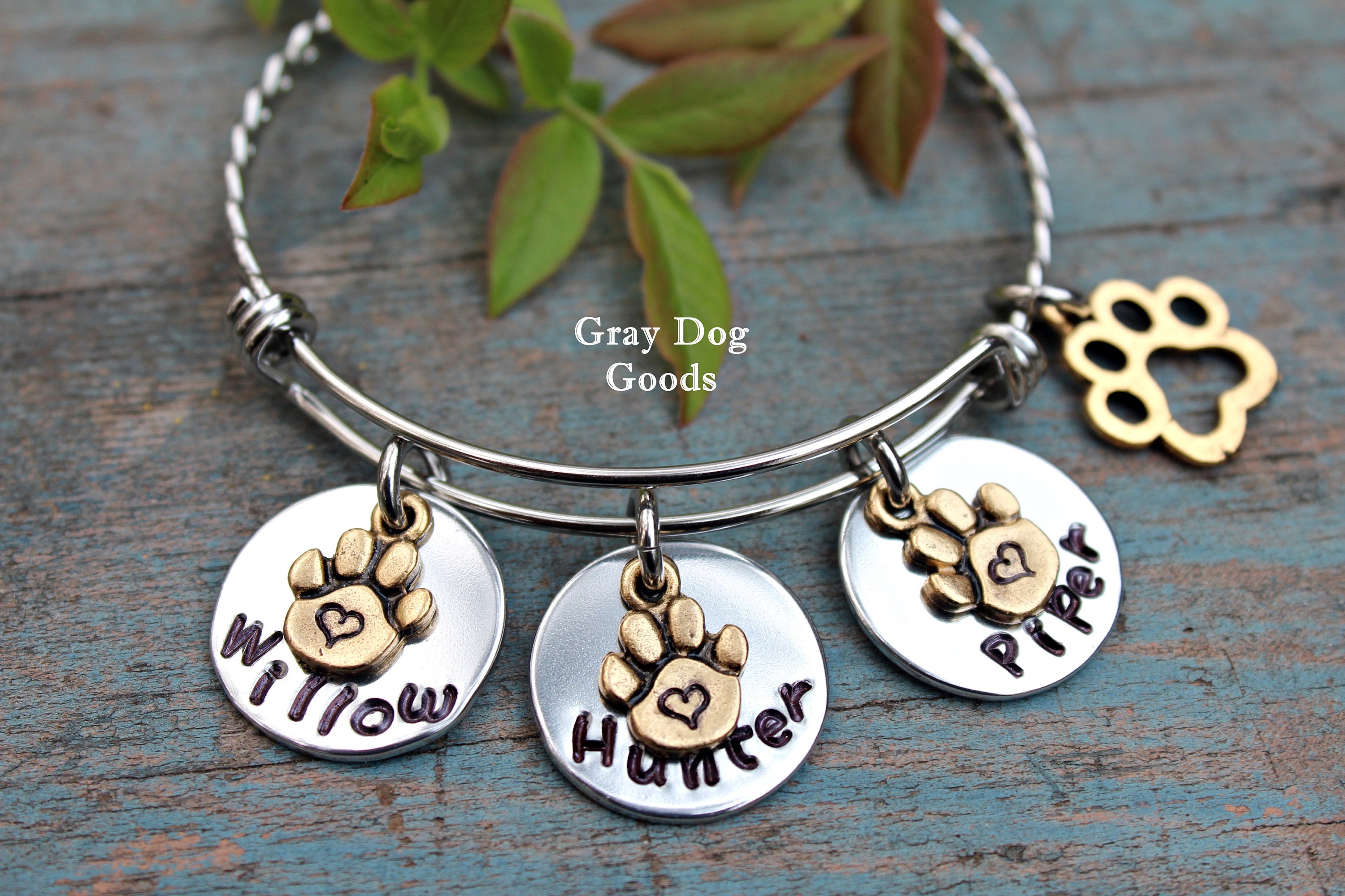 Dog Bracelet Dog Mom Jewelry Fur Baby Bracelet Personalized Etsy