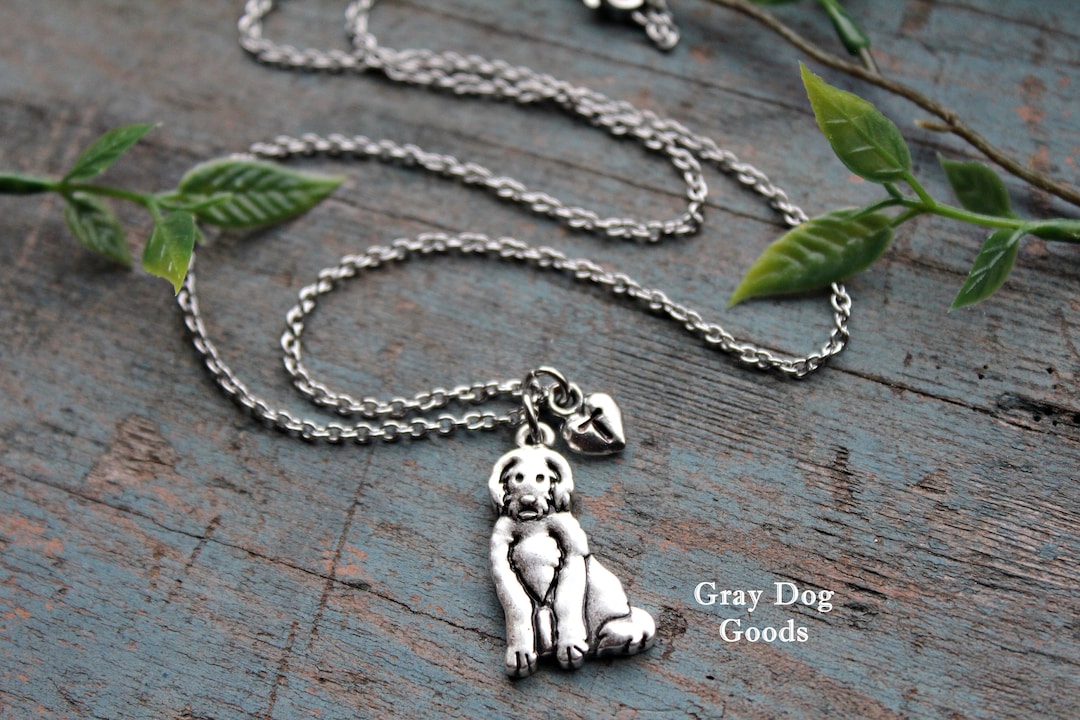 Doodle Necklace, Goldendoodle Jewelry, Doodle Mom, Dog Necklace, Gift