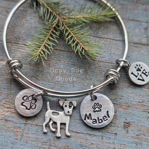 Jack Russell Terrier Bracelet, Jack Russell Jewelry, Dog Bracelet, Personalized Dog Jewelry, JRT Mom