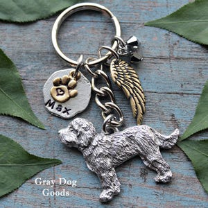 Porte-clés commémoratif Goldendoodle, Porte-clés commémoratif pour animal de compagnie, Porte-clés doodle, cadeau de sympathie pour chien, Lire les détails complets de l'annonce