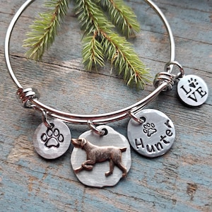 German Shorthaired Pointer Bracelet, German Shorthaired Pointer Jewelry, GSP Gift, German Shorthair