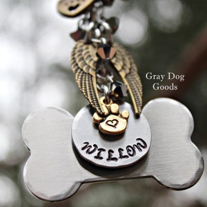Dog Memorial Car Mirror Charm image 6