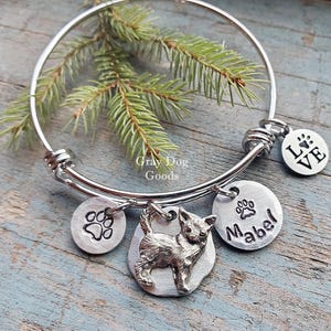Chihuahua Bracelet, Chihuahua Jewelry, Personalized Dog Bracelet, Chihuahua Mom, Read Full Listing Details Before Ordering
