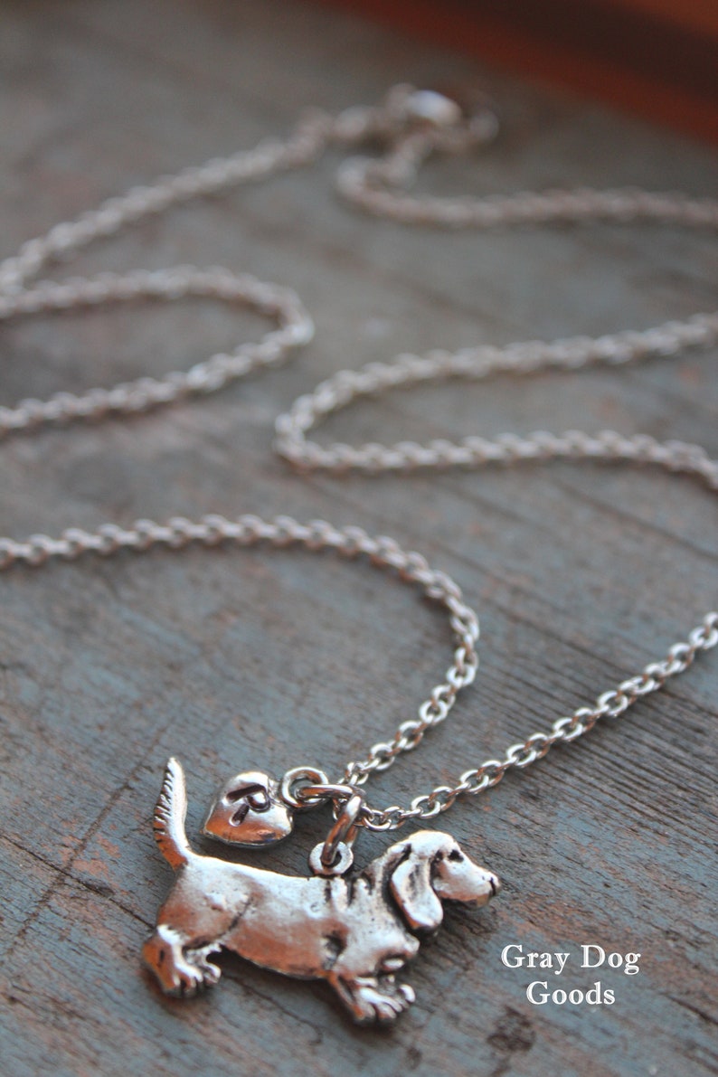 Basset Hound Necklace Basset Hound Jewelry Personalized Etsy